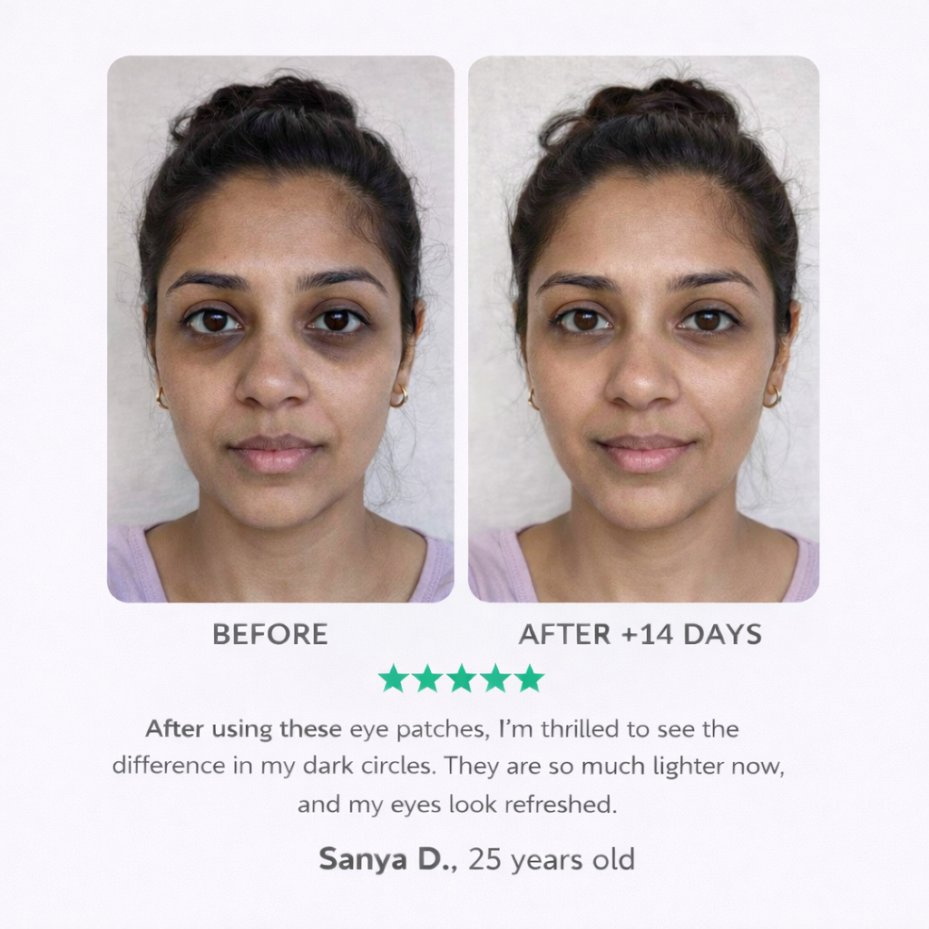 Patchs LED contour des yeux – cernes, poches & rides